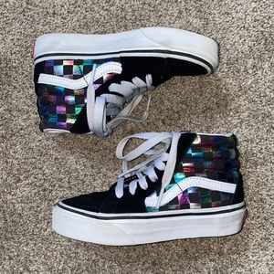 Rainbow Checkered Vans 🌈